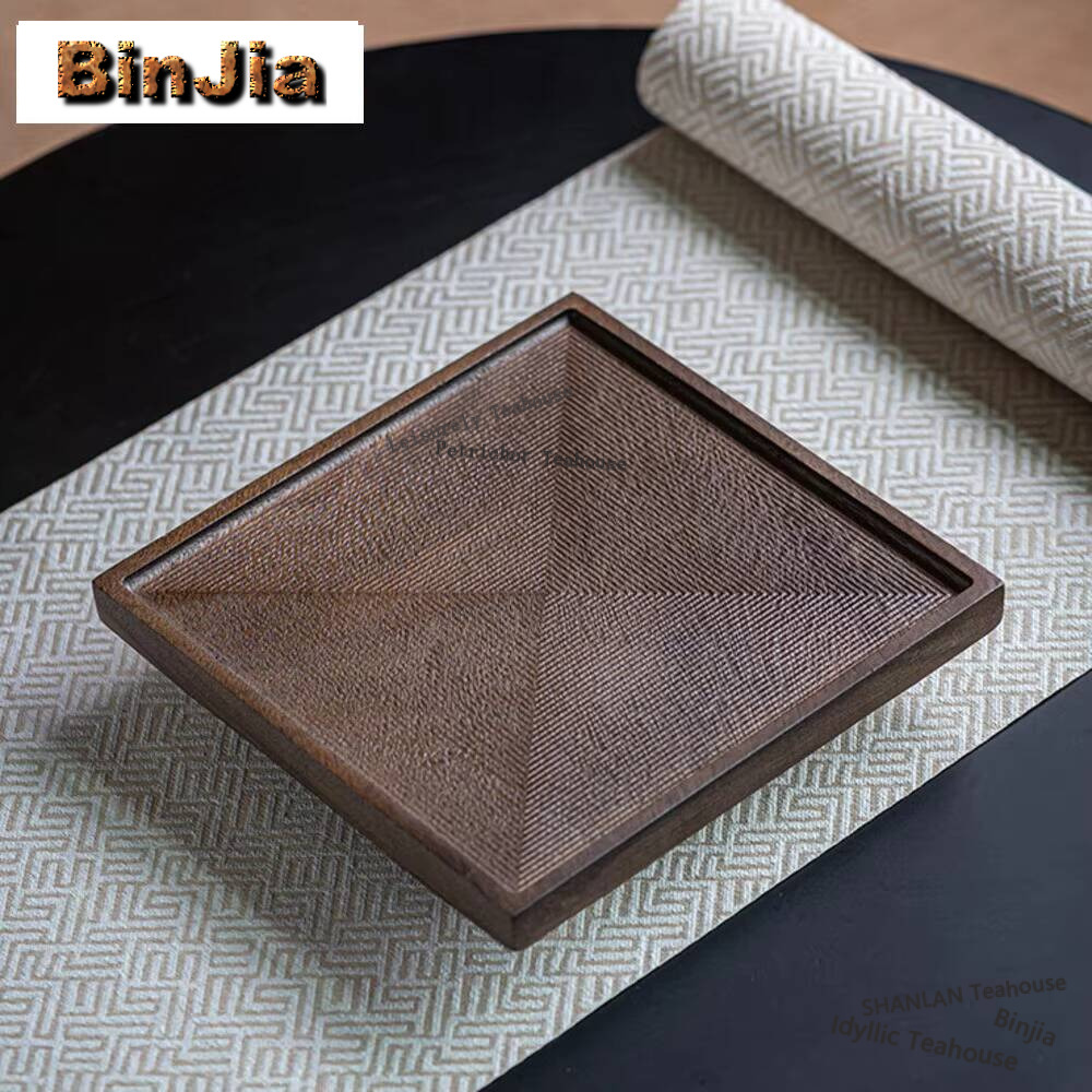 Walnut Square Tableware Solid  - огляд і ціна Japanese Snacks