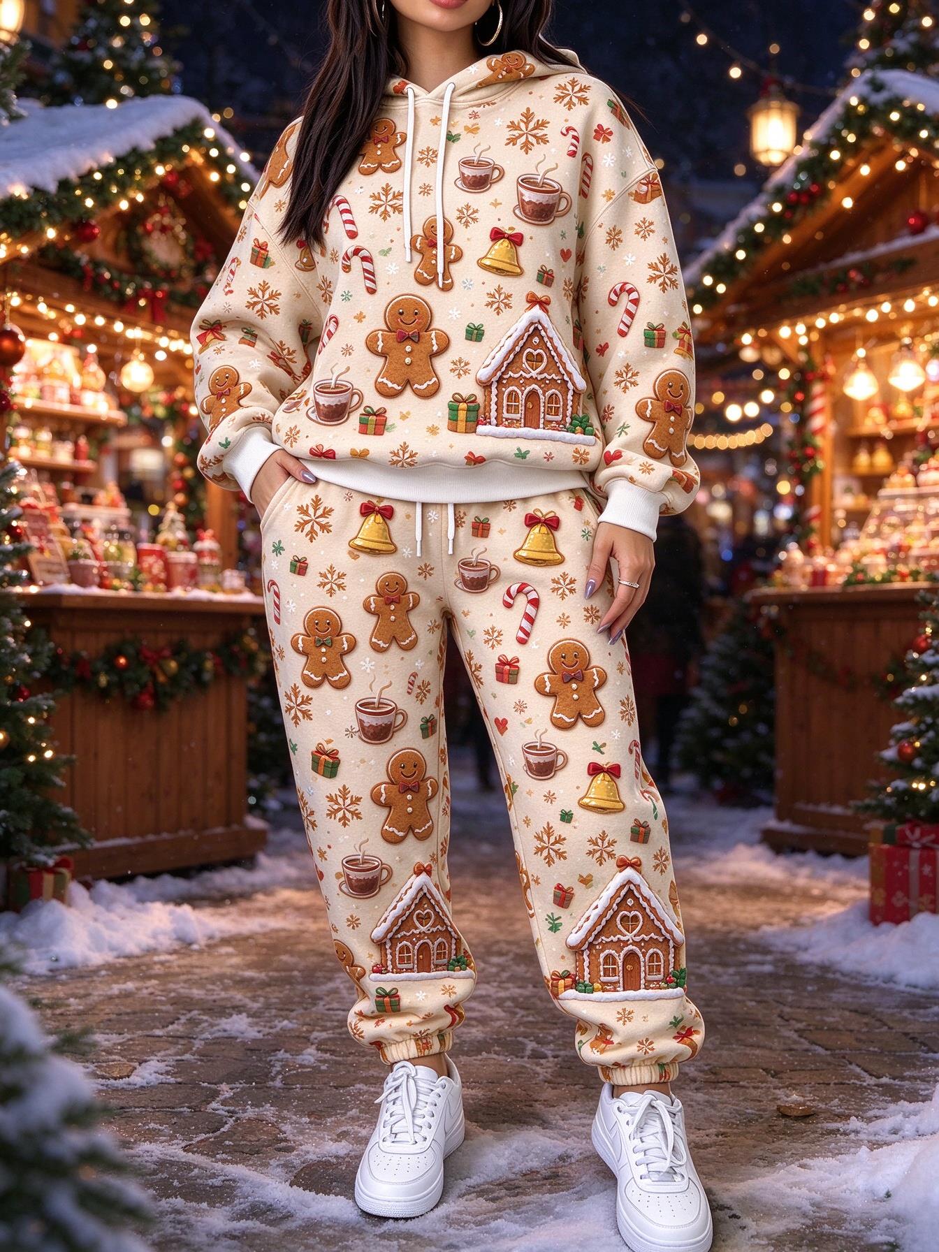 Women Christmas 2 Piece Tracks - огляд і ціна Matcha