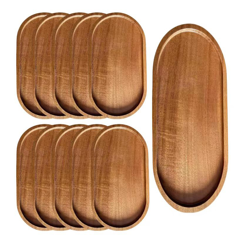 NEW Tableware Solid Wood Round - огляд і ціна Japanese Snacks