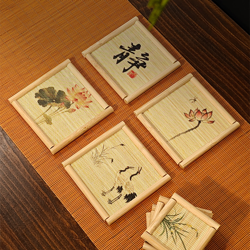 Set of 5 Natural Bamboo Tea Cu - огляд і ціна Japanese Tea